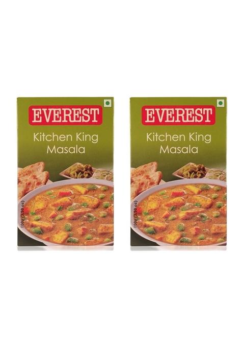 Everest Kitchen King Vegetable Masala Powder - 100 Grams(Pack Of 2)