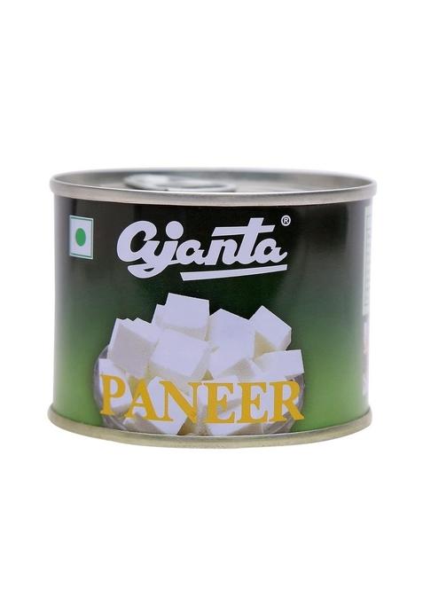 Ajanta Sterilized Canned Paneer (200g) - Pack of 6 (Easy Open Can) Shelf Life 12 months