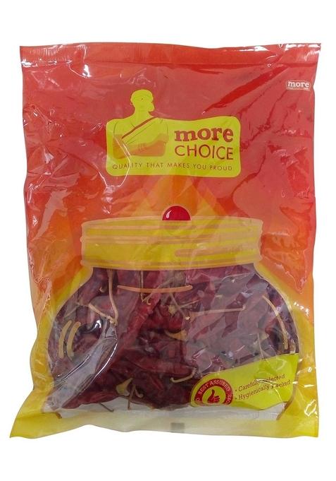More Choice Spices - Chilli Red Long with Stem Whole, 200Gram Pouch
