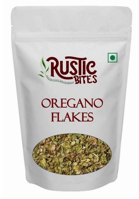 RUSTIC BITES Oregano | Natural Dried Leaves Aromatic Seasoning for Pizza, Pasta, Salads & Continental Dishes 100gm