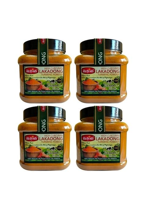 Relysh - Lakadong Organic Turmeric (Haldi) Powder | High Curcumin 7-9% Content Sourced directly from Jaintia Hills of Meghalaya Pure, Chemical Free I VEGAN Certified (1 KG)