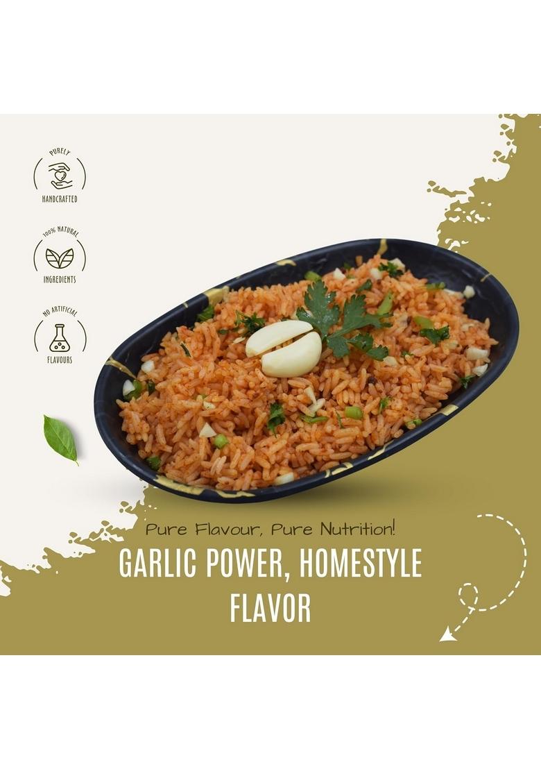 RR PILLAI'S Homemade Andhra Garlic Spice Rice Mix/Poondu Sadha Podi