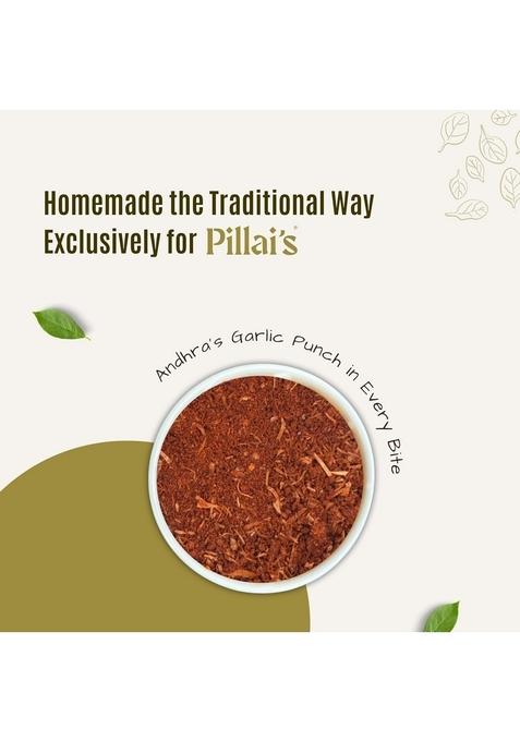 RR PILLAI'S Homemade Andhra Garlic Spice Rice Mix/Poondu Sadha Podi