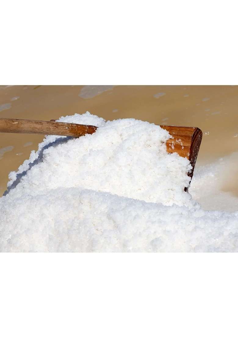 Sampige Non Iodised and Un-filtered Sea Salt 4.5 kg hand cleaned chemical free 4500 grams - Indya
