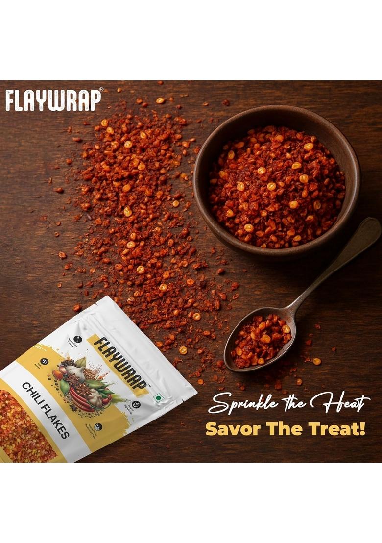 FlayWrap 200g Chilli Flakes & Oregano Combo | Premium Pizza Pasta Seasoning Italian Herbs Spices Sprinkle for Fast Food, Pasta, Sandwich, Salad More