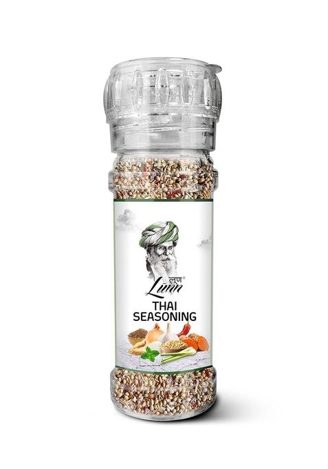 LUNN Thai Seasoning with Grinder | 40 GMS Specialized for Gourmet Food Preparation
