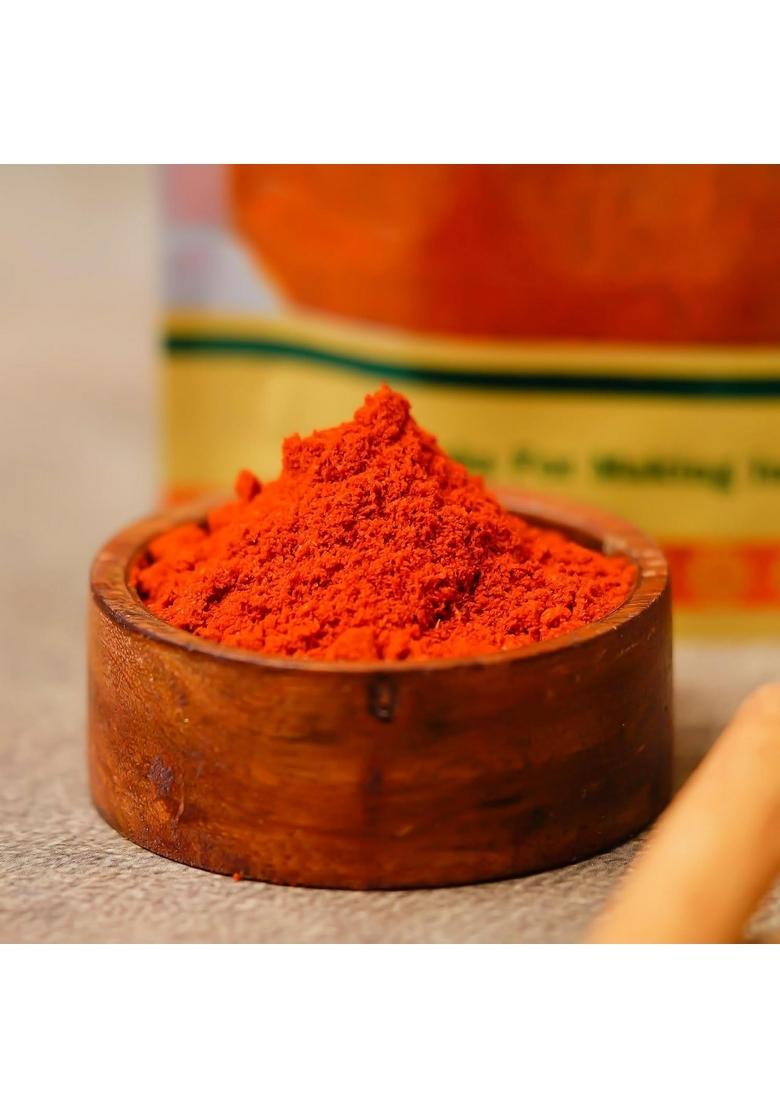 AgriSafe Red Chilli Powder | Spicy Mirchi Flavorful Ground for Cooking Enhances Taste & Heat Fine Texture Ideal in Curries, Dals Masalas (200g) (Pack of 2)