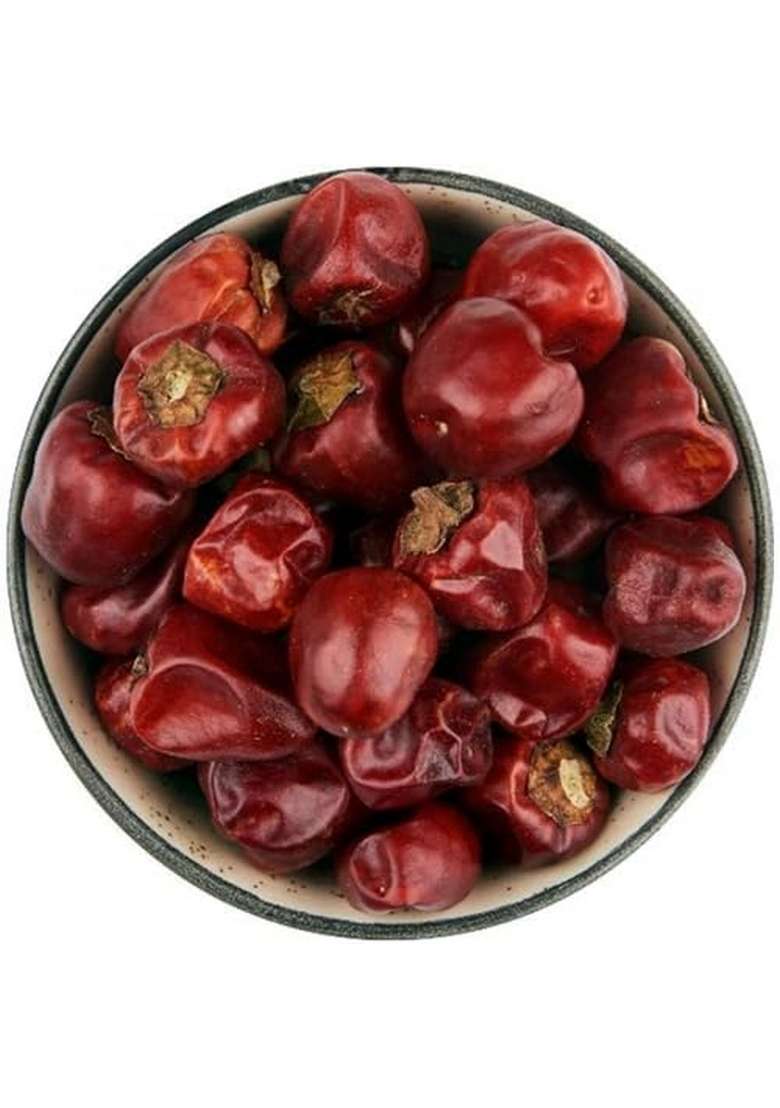 iChillies Dried Red Mundu/Round/Chettinad Chillies (Stemless) (250grams) - Indya