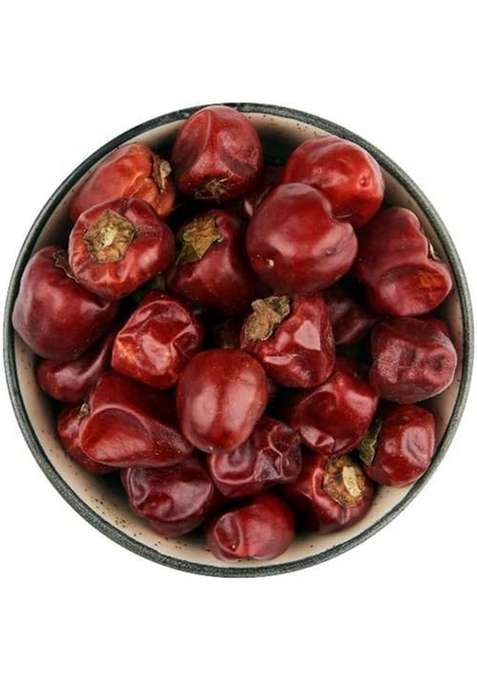 iChillies Dried Red Mundu/Round/Chettinad Chillies (Stemless) (250grams)