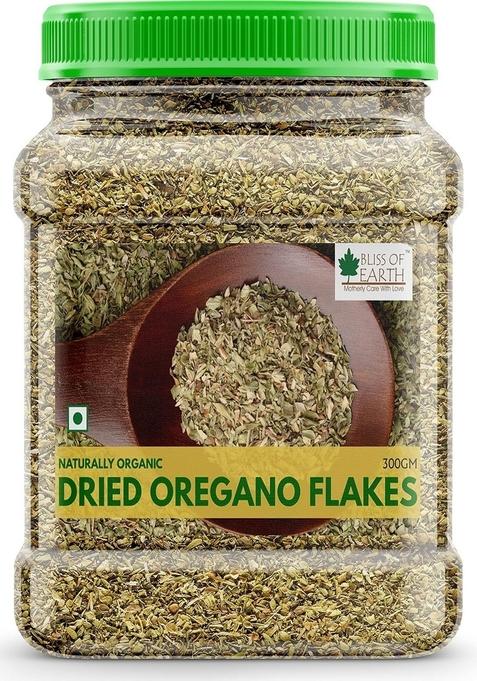 BLISS OF EARTH 300Gm Naturally Organic Dried Oregano Flakes For Seasoning On Pizza & Pasta