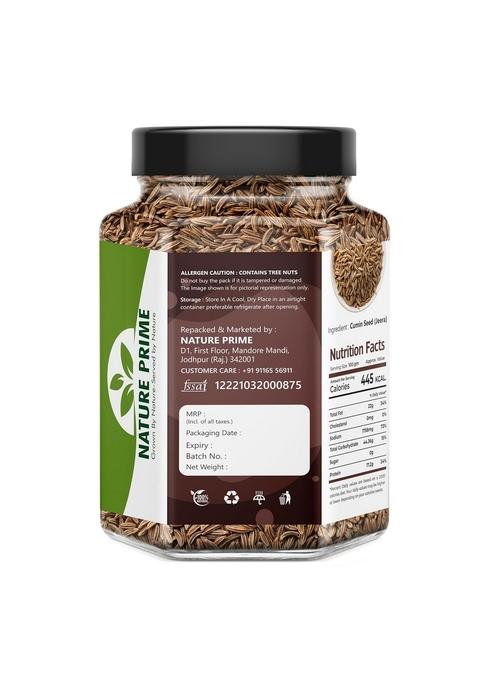 Nature Prime Whole Cumin Seeds Jeera 500gm