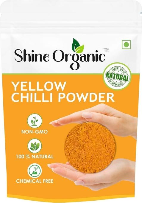 Shine Organic Peeli Mirch Masala (100 gm) Yellow Chilli Powder