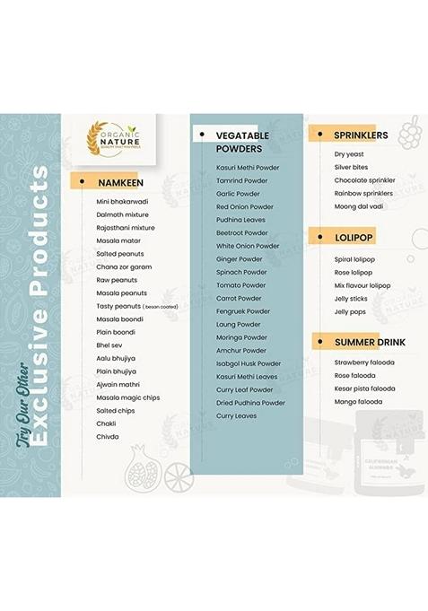 ORGANIC NATURE Dehydrated Tomato Powder PACK OF 100 GRAM