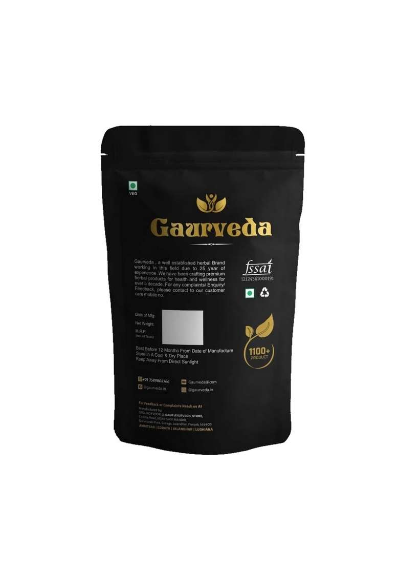 GAURVEDA Anardana Powder - Pure Fresh Organic Dried Pomegranate Seed Enhance Your Taste (100 Grams) - Indya