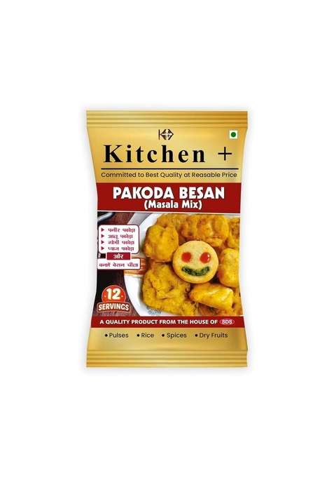 SDS Pakoda Besan Powder - 400g (Pack Of 1) | Grade Gram Flour for Crispy Fritters & Snacks 100% Chana Dal Ideal Bhajiya, Chilla, Dhokla, Kadhi Indian Cooking