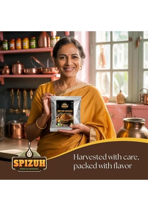 SPIZUH Premium Biryani Masala 500g Authentic Indian Spice Blend for Veg & Non-Veg | Perfect Chicken, Mutton, Egg, Paneer Hyderabadi Pure Natural, No Artificial Additives