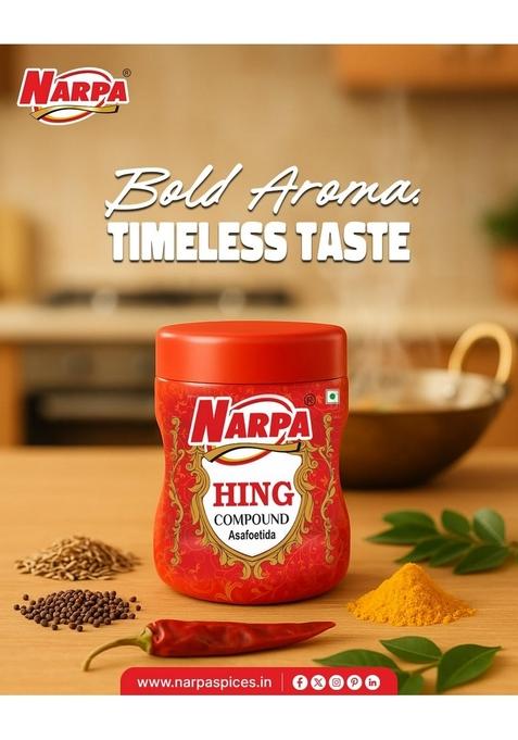 Narpa Hing Powder 50g | Compound Asafoetida Buy 1 Get FREE Strong & Aromatic Spice for Indian Cooking