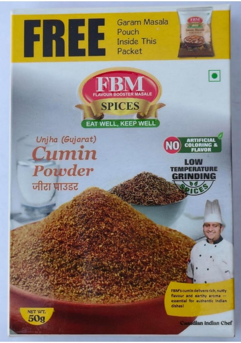 FBM Flavour Booster Masale Cumin Powder 50g, No Artificial Colours