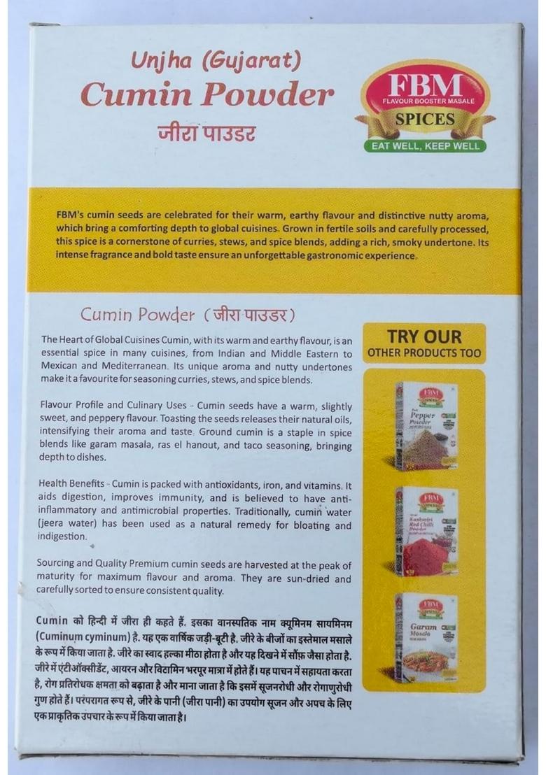 FBM Flavour Booster Masale Cumin Powder 50g, No Artificial Colours