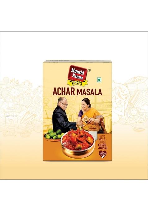 MUNSHI PANNA Brand-Fresh & Special Achar masala | Easy to Cook Spice Mix -200g pack of 2
