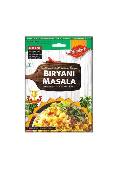 Nimkish Biryani Masala 60g, (2 X 30g each), Ready to Cook Spice Mix for Both Veg and Non-Veg (Aromatic, Spicy, Flavourful), Complete Premix