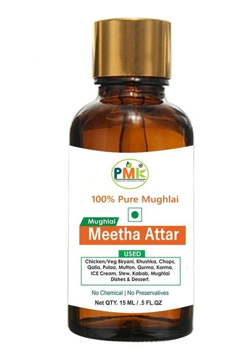 PMK | Mughlai Meetha Attar 15 ml Mitha Sweet for Veg/Chicken Biryani Essense use in Mutton-Chicken, Pulao, Qurma, Chops, Khushka, Stew, Kababs, Ice Cream (Pack of 1)