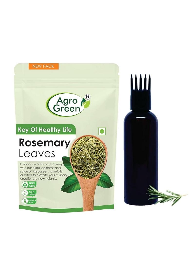 Agrogreen Rosemary Dried Leaves For Hair Growth With Applicator