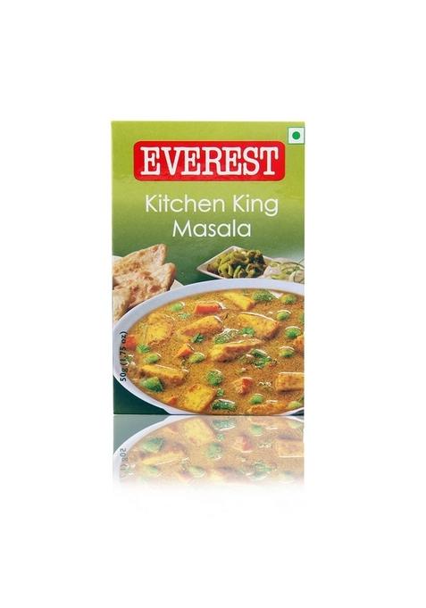 Everest - Kitchen King Masala Powder with Turmeric, (50g Carton)