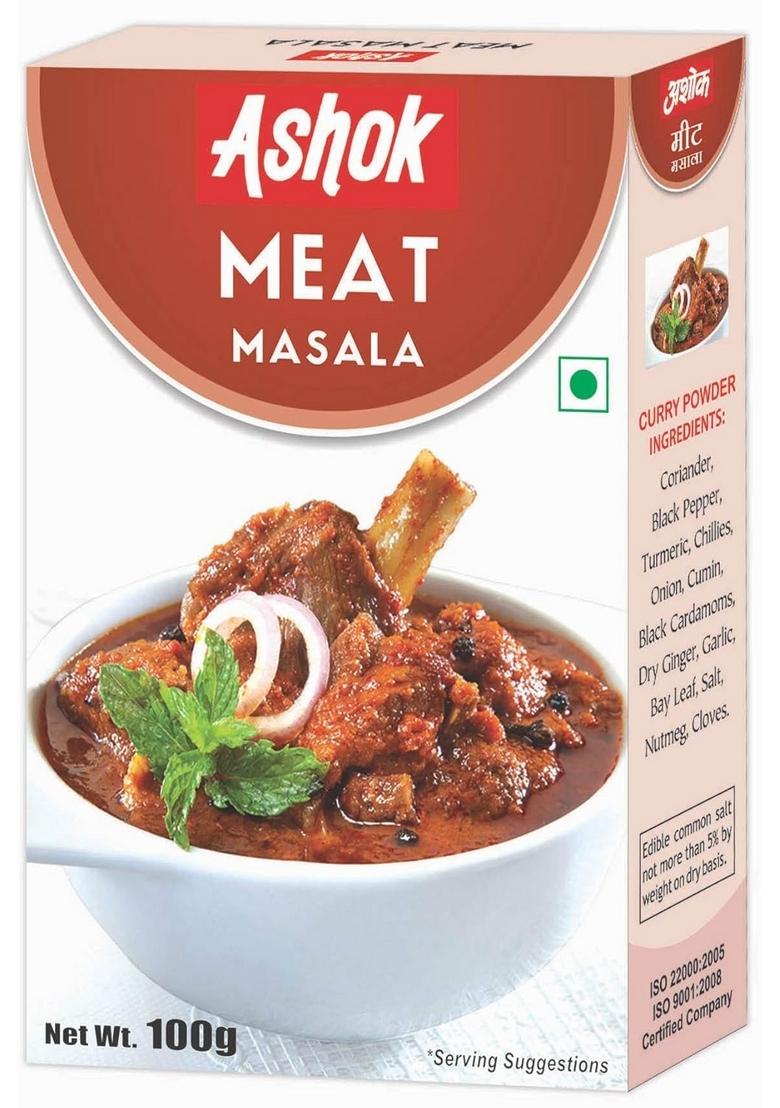 Ashok Meat Masala, Kitchen King and Garam Spices Combo Pack With Natural Ingredients -100 Gram In Each