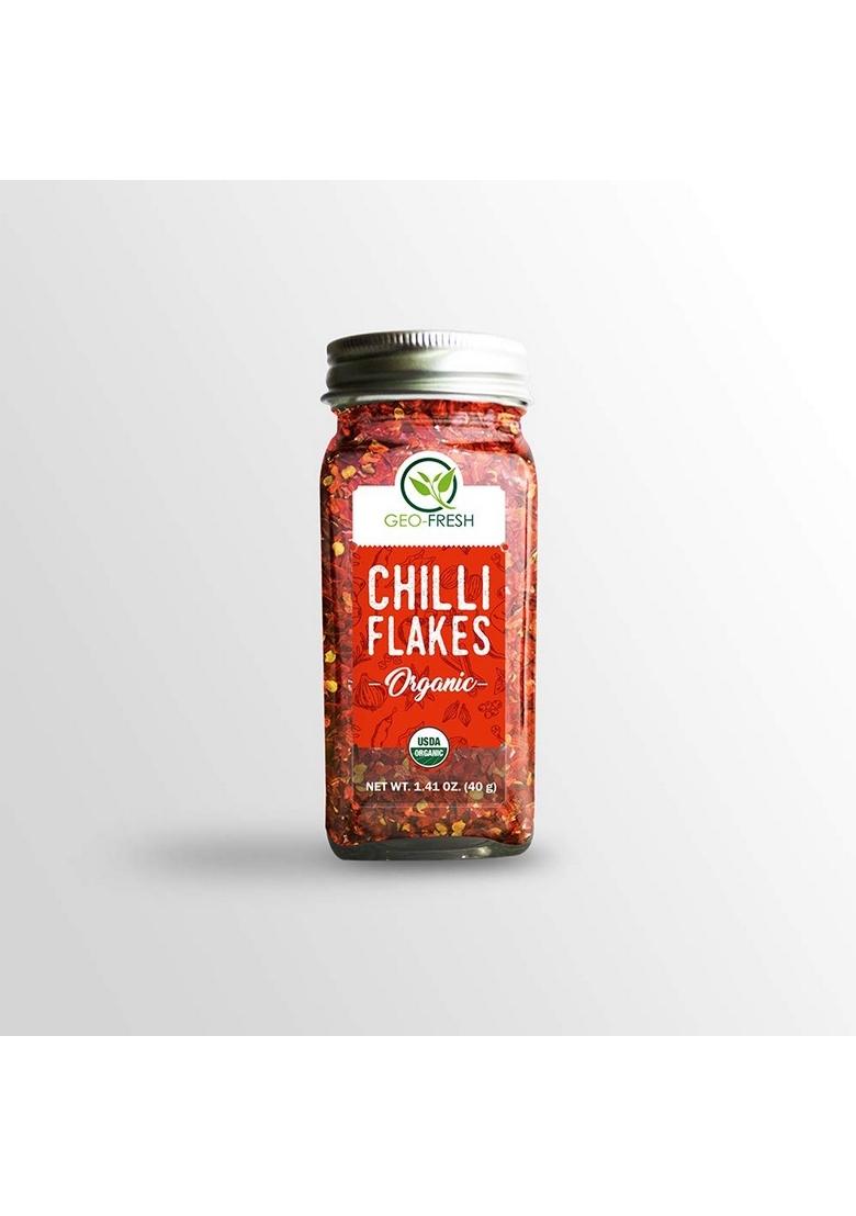 Geo-Fresh Organic Combo(Oregano 15g + Chilli Flakes 30g Italian Seasoning Mix Herbs 15g)