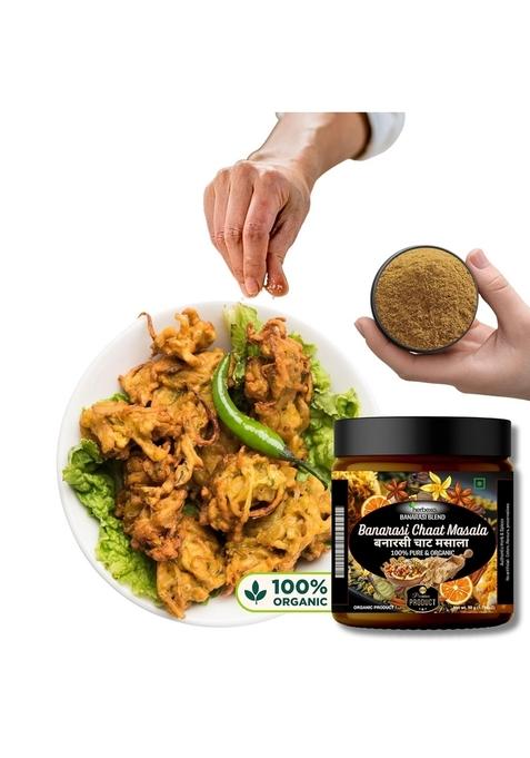 HERBEXO Banarasi Chaat Masala I Authentic Spice Mix Seasoning blend of special spices adds an Instant Burst Flavors
