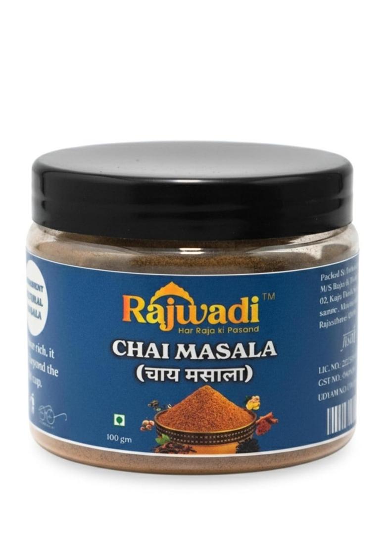 Rajwadi-Har Raja Ki Pasand Chai Masala 100 gm | Authentic Indian With Natural Spices (Tea Masala) Pack Of 1