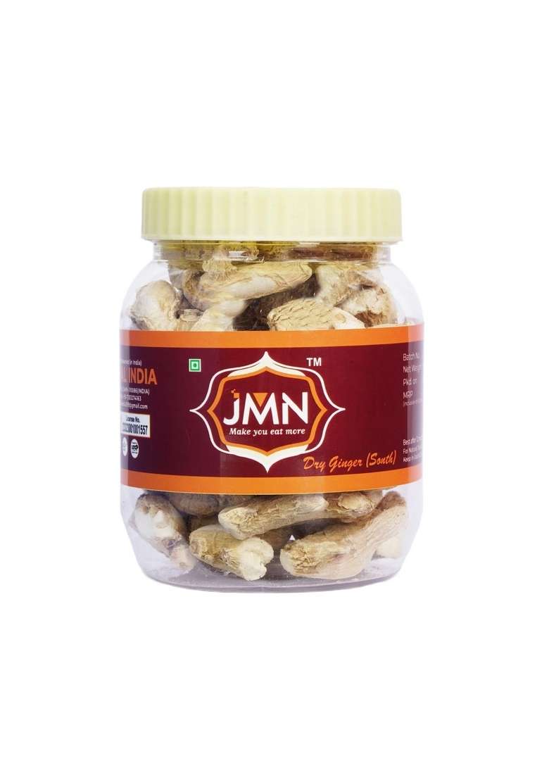 JMN Dry Ginger Whole Organic and Natural Sabut Saunth/Sonth Good for Digestion & Immunity Perfect Cooking, Teas Ayurvedic Uses - (Saunth) (100 gm, Natural) - Indya