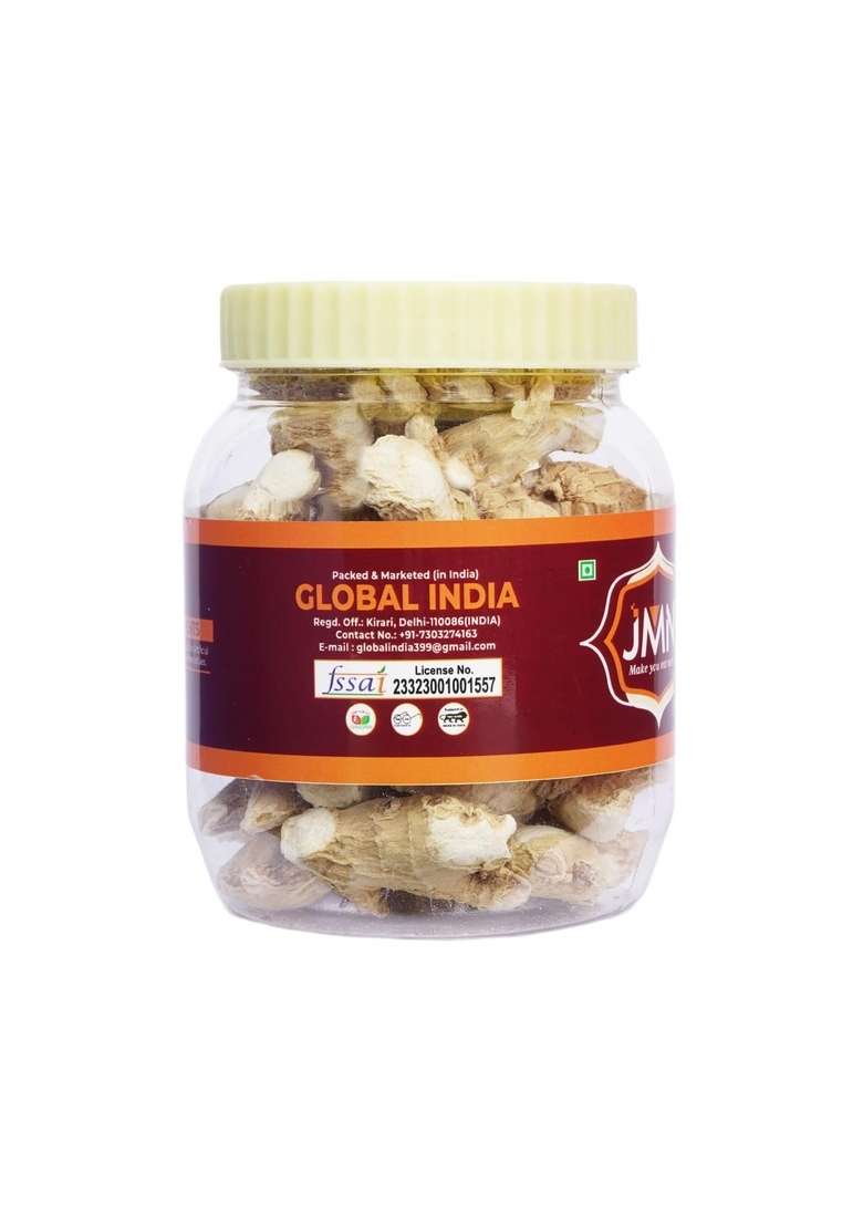 JMN Dry Ginger Whole Organic and Natural Sabut Saunth/Sonth Good for Digestion & Immunity Perfect Cooking, Teas Ayurvedic Uses - (Saunth) (100 gm, Natural) - Indya