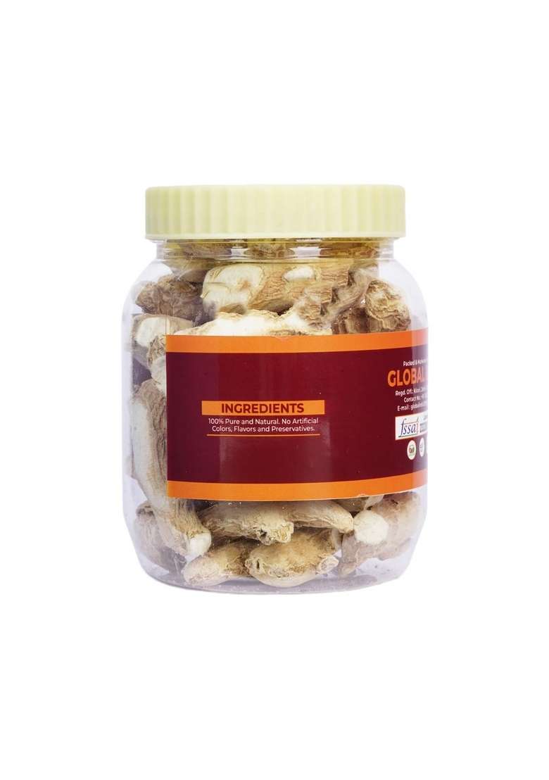 JMN Dry Ginger Whole Organic and Natural Sabut Saunth/Sonth Good for Digestion & Immunity Perfect Cooking, Teas Ayurvedic Uses - (Saunth) (100 gm, Natural) - Indya
