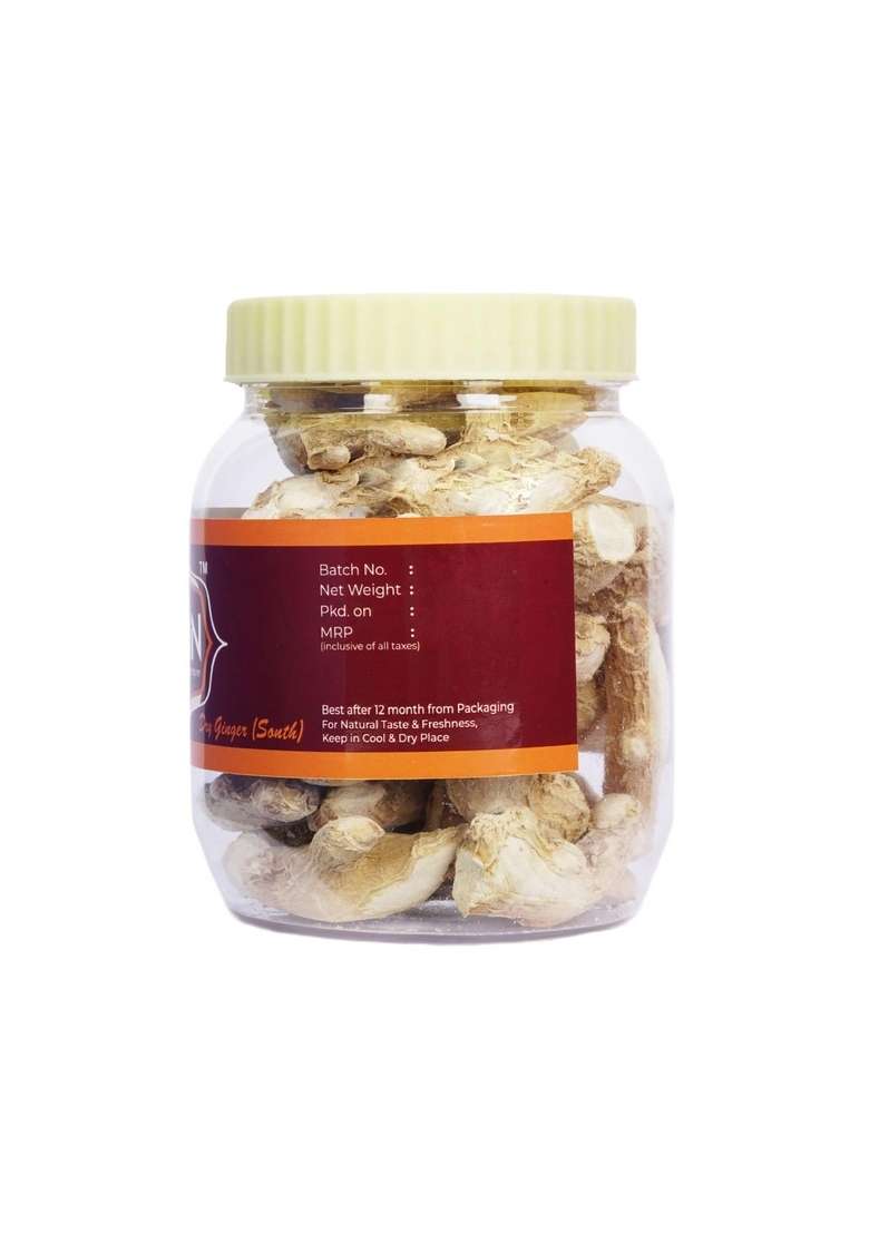 JMN Dry Ginger Whole Organic and Natural Sabut Saunth/Sonth Good for Digestion & Immunity Perfect Cooking, Teas Ayurvedic Uses - (Saunth) (100 gm, Natural) - Indya