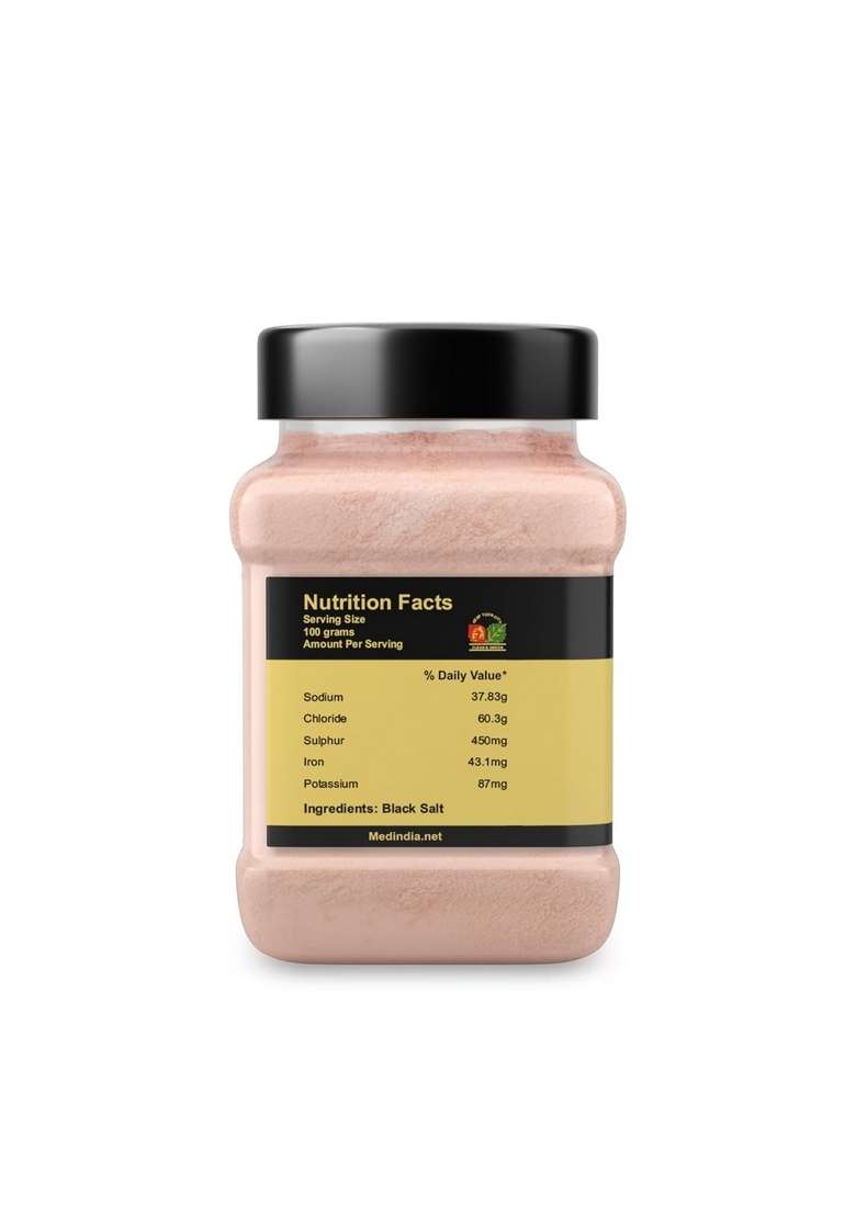 DIVIT Natural Black Salt Powder Kala Namak for Cooking & Seasoning, 800g - Indya