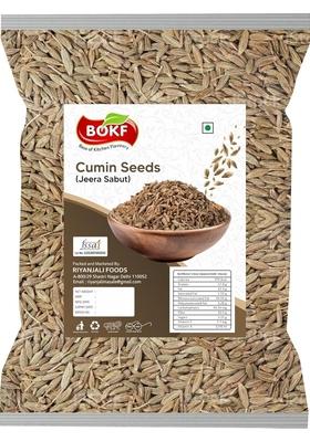 BOKF Cumin Seeds | Jeera Whole 100% Pure & Natural Spice Strong Aroma Taste For Cooking, Tadka Masala 200g Pack