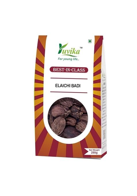 Yuvika Elaichi Badi - Elachi Big Elettaria cardamomum Black Cardamom 250 Grams