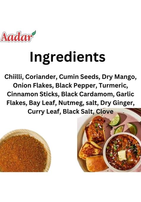 AADAR Spices Authentic Pav Bhaji Masala 100g x 2 for Delicious Meals