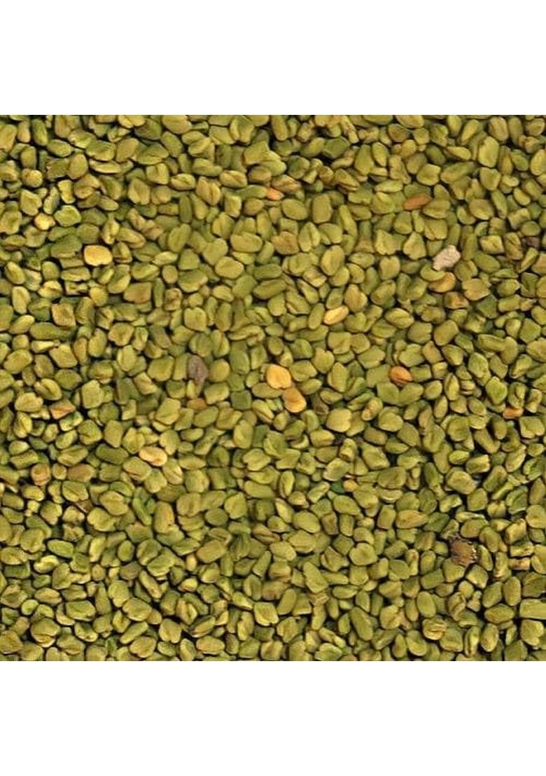 Nature Vit NatureVit Green Fenugreek Seeds 1 Kg | Hari Methi Pure & Natural For Cooking, Sprouting Ayurvedic Use