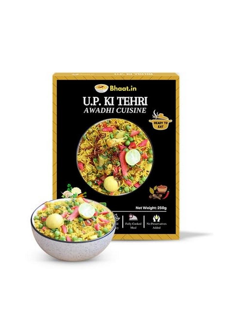 Bhaat.in Tehri Veg Pulao | Pack of 2 Ready-to-Eat Instant Meal Gluten-Free Tempered with Desi Ghee Convenient & Travel-Friendly No Cooking Needed