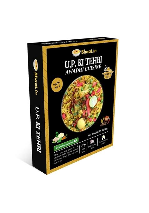 Bhaat.in Tehri Veg Pulao | Pack of 2 Ready-to-Eat Instant Meal Gluten-Free Tempered with Desi Ghee Convenient & Travel-Friendly No Cooking Needed