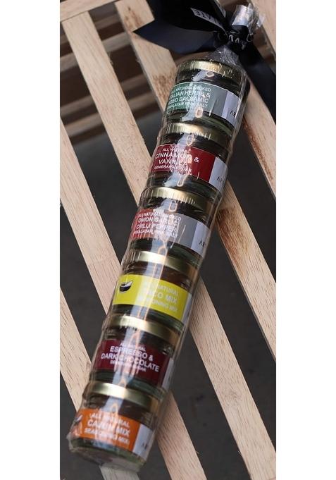 Artisan Palate TASTER S STACK SMALL JARS 40 GRAMS EACH 6 FLAVOURS