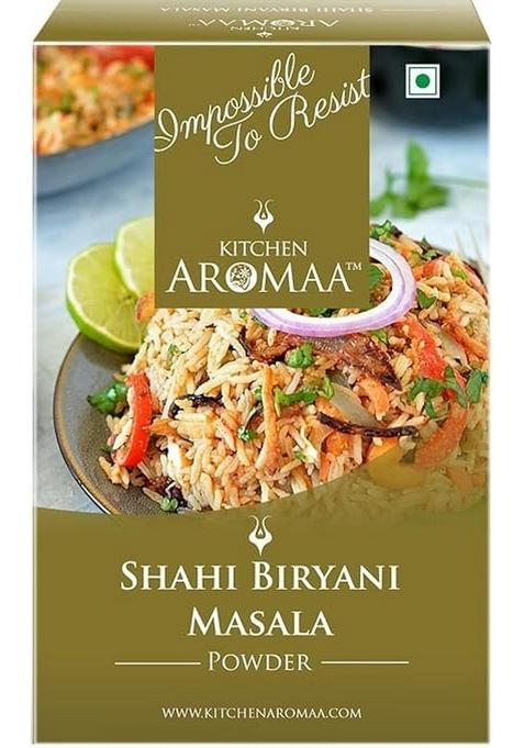 Kitchen Aromaa Shahi Biryani Masala powder, No Onion - Garlic, Jain Special Masala, 100 gm (Pack of 1)