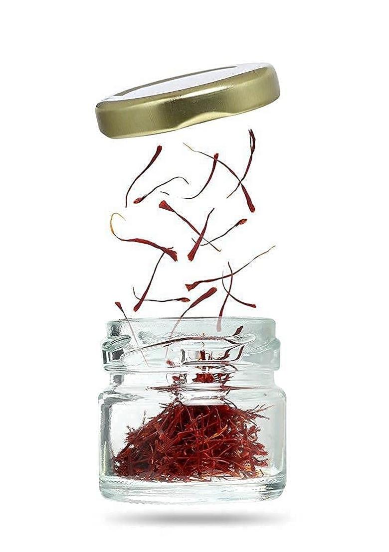 DRY FRUIT HUB Saffron Original Kesar 1gm Kesor |100% Pure & Natural Mongra Threads | Authentic Kashmiri for Biryani, Desserts, Milk Sweets