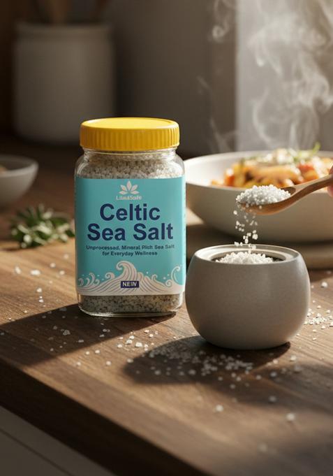 LibidSafe Premium Organic Celtic Sea Salt with 82 Minerals