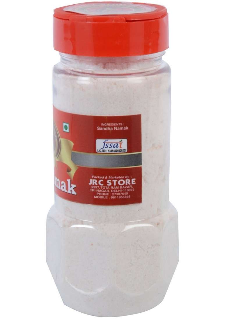 JRC - Sendha Namak | Sainda Natural Pure Fresh Rock Salt fast/Vrat Halite, Saindhava/Lavana/Rock 200 gm - Indya