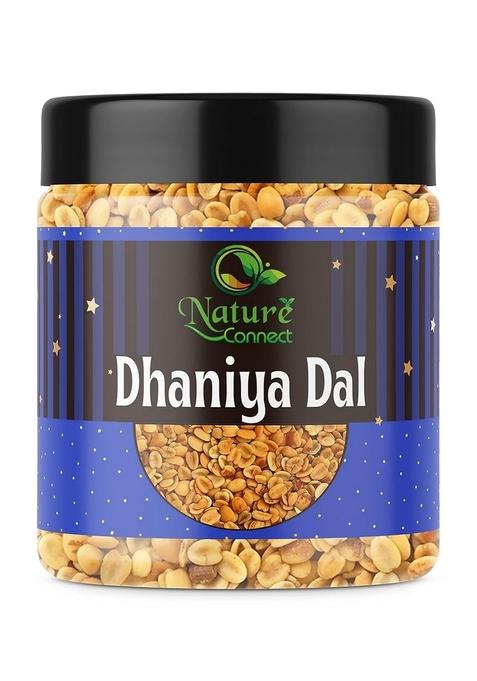 Nature Connect Dhaniya Dal Roasted | Dhana Daal for Mukhwas Split Coriander Seeds - 200 GMS.