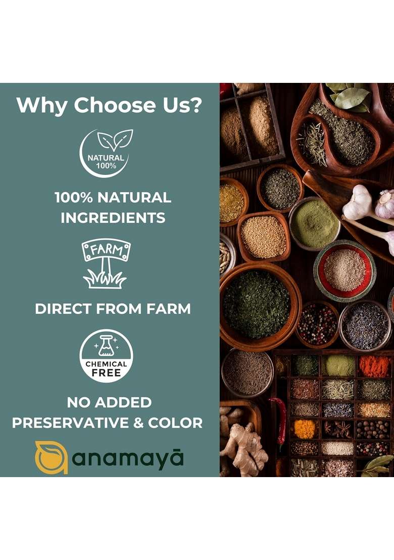 anamaya Cinnamon Powder | Dalchini 100g 100% Pure and Natural Sourced from Shillong, Meghalaya Daalchini in Jar for Cooking, Tea & Baking - Indya